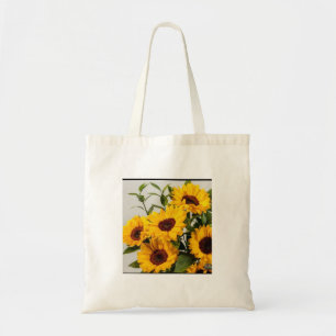 Elegante Bolsa de Tote con flores de sol