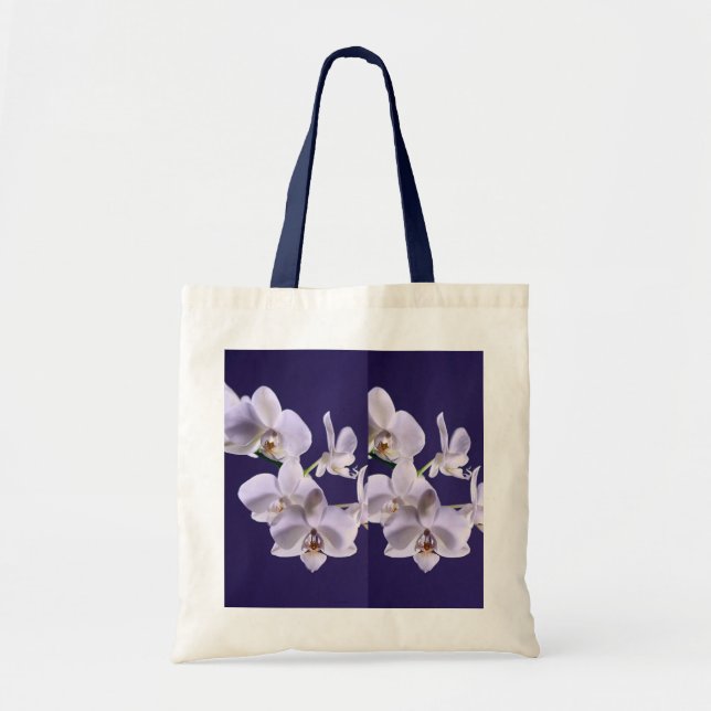 Elegante Bolsa De Tote Con Imagen Orquídea (Frente)