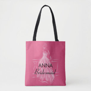 Elegante Bolsa De Tote De La Ducha Bridal De La Gu