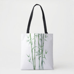Elegante bolso de bambú deja la bolsa de tocador