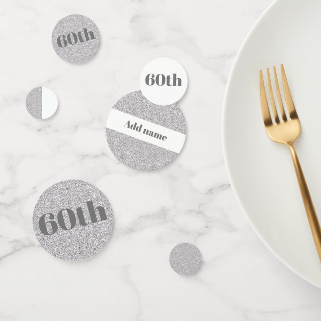 Elegante bonito, confeti de cumpleaños personaliza (Grupo)