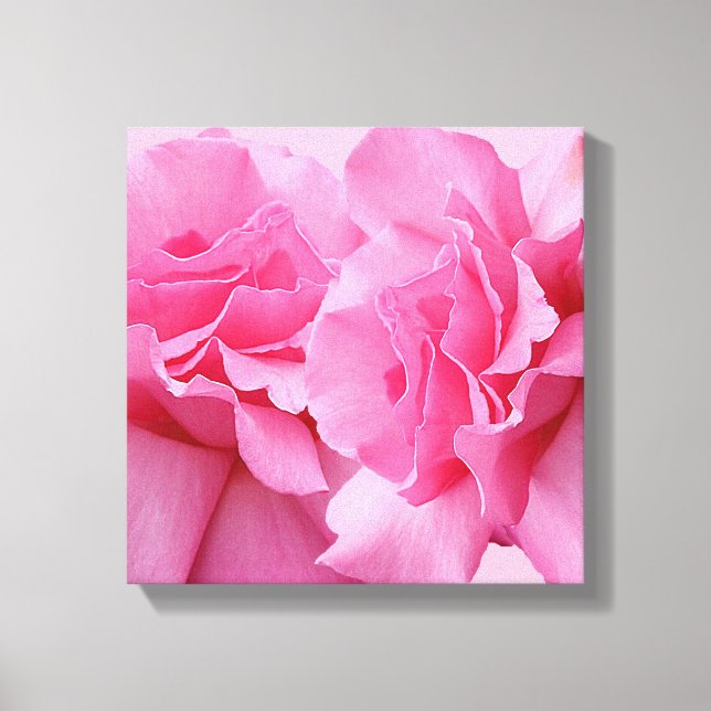 Elegante bonito rosa rosa moderno arte floral fino (Anverso)