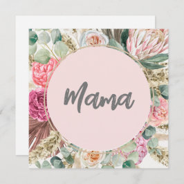 Elegante Botánico Hermoso floral para mamá