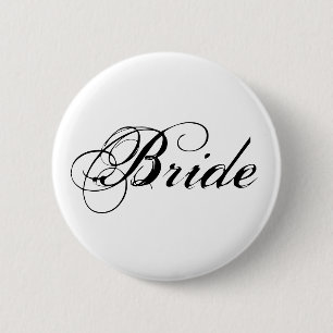 Elegante botón de fiesta de novias