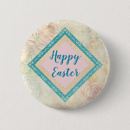 Elegante botón Happy Easter Pin