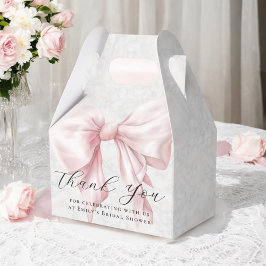 Elegante caja de agradecimiento para despedida de 