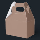 Elegante caja de favores del partido marrón<br><div class="desc">Eleva tu evento con esta elegante caja de bienvenida marrón, diseñada para añadir calidez y sofisticación a cualquier ocasión. El rico tono marrón tierra aporta un encanto atemporal, lo que lo hace perfecto para bodas, reuniones corporativas, duchas de bebé y celebraciones de lujo. Ya sea curando regalos personalizados o empaquetando...</div>
