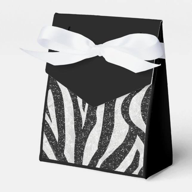 Elegante caja de favoritos de impresión de cebra (Front Side)