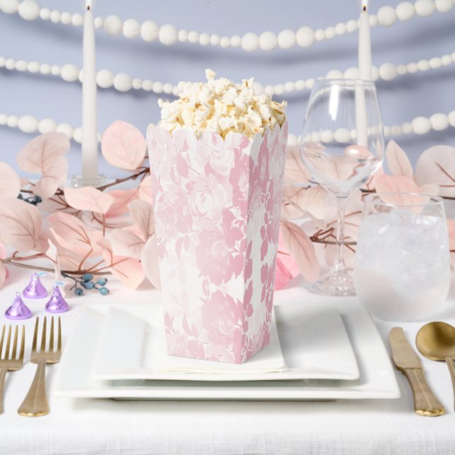 Elegante caja de flores rosa de encaje (Boda)