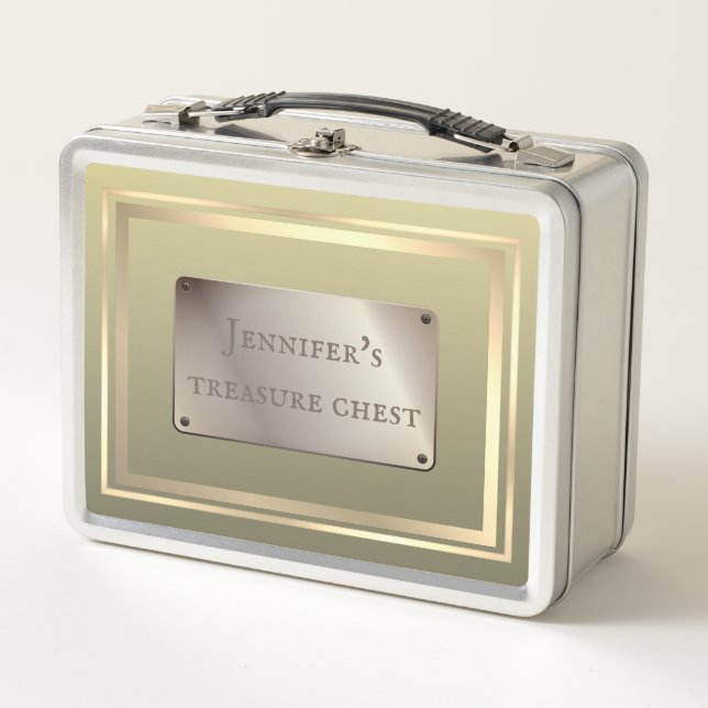 Elegante caja de seguridad del cofre del tesoro di (Anverso)