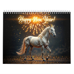 Elegante calendario de caballos - Un año de bellez