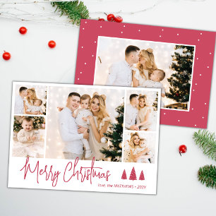 Elegante Caligrafía 5 Tarjeta de Navidades de Coll