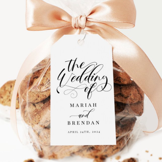 Elegante caligrafía clásica etiqueta de regalo Bod (Subido por el creador)