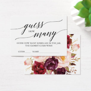 Elegante caligrafía y adivinación floral cuántos b