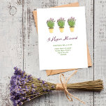 Elegante Cambio de dirección | Invitación móvil<br><div class="desc">Lavanda elegante | Invitación móvil. Esta es una plantilla lista para que añada sus detalles a .</div>