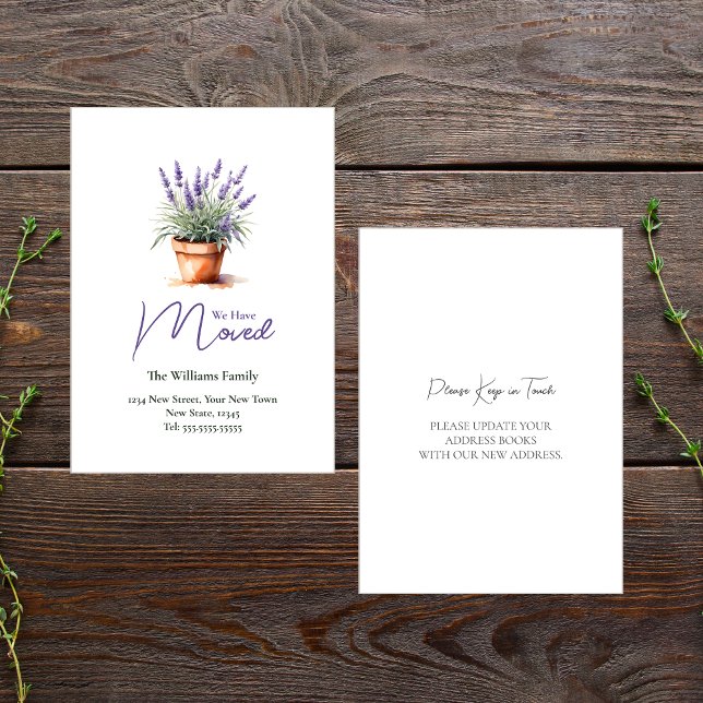 Elegante Cambio de dirección | Invitación móvil (Subido por el creador)