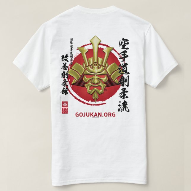 Elegante camiseta con el logotipo de Kaizen Gojuka (Reverso del diseño)