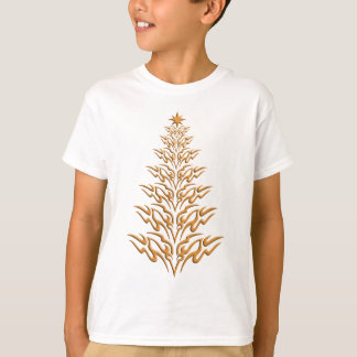 Elegante camiseta de árbol de Navidad