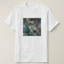 "Elegante camiseta de Babar Azam - Celebrar la de