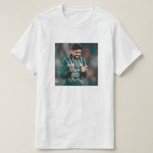 "Elegante camiseta de Babar Azam - Celebrar la de 