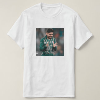 "Elegante camiseta de Babar Azam - Celebrar la de