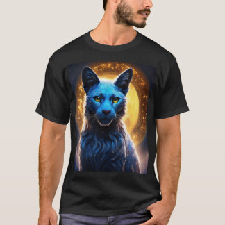 "Elegante camiseta de diseño de gato"