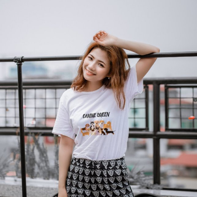 Elegante camiseta de mamá de perro (Subido por el creador)