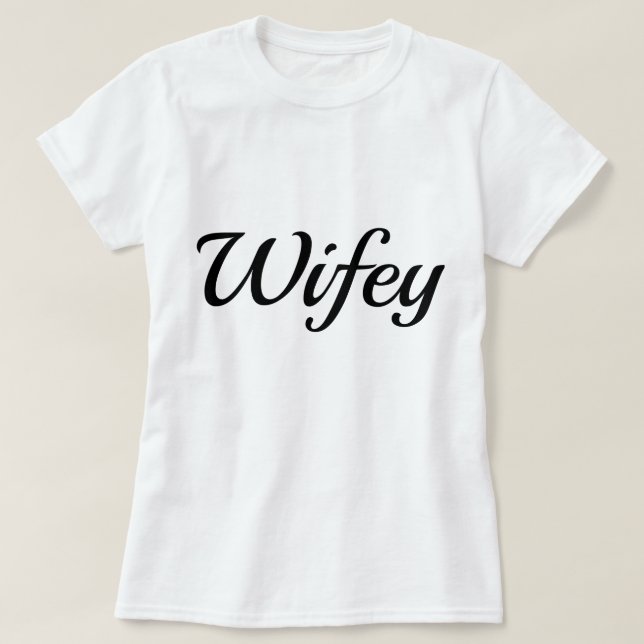 Elegante camiseta de mujeres con guion negro (Diseño del anverso)