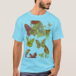 "Elegante camiseta de Swirl Butterfly