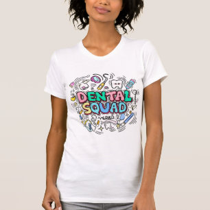 Elegante camiseta Dental Squad para hombres y muje