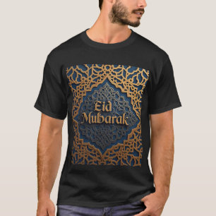 Elegante camiseta para hombres islámicos de Eid Mu