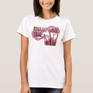 Elegante camiseta ROJO TIEMPO DE CHAMPÁN
