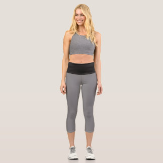Elegante Capri Leggings de altura