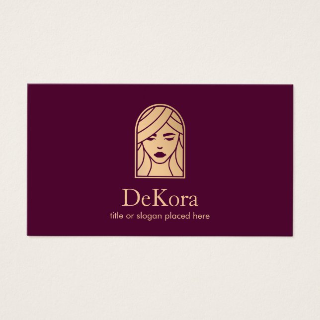 Elegante cara de oro Rosa de Borgoña (Frente)