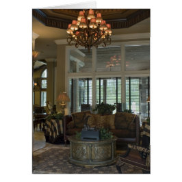 Elegante carta en blanco interior toscano