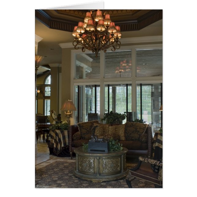 Elegante carta en blanco interior toscano (Frente)