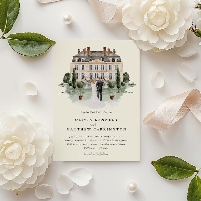 Elegante casa de campo | Invitación a bodas de Vil (Subido por el creador)