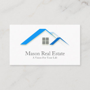 Elegante Casa Inmobiliario - Tarjeta de visita