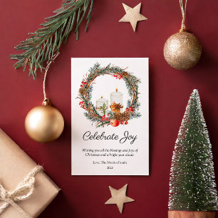 Elegante Celebra Alegría Navidad Plano