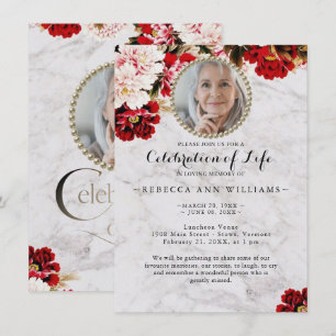 Elegante celebración de la invitación a la vida en