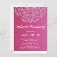 Elegante ceremonia de Mehndi indio de la Paisley B