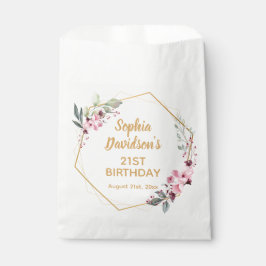 Elegante cerezo Blossom Bolsas de Favor de Cumplea