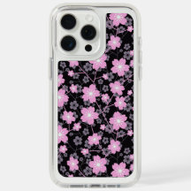 Elegante cerezo Blossom lindo patrón floral rosa