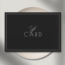 Elegante Certificado de Regalo con Borde Minimalis