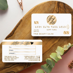 Elegante Certificado de Regalo con el logotipo Gol