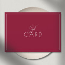 Elegante Certificado de Regalo de Borde Minimalist