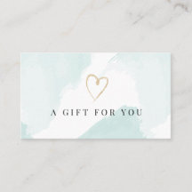 Elegante certificado de regalo de color azul claro