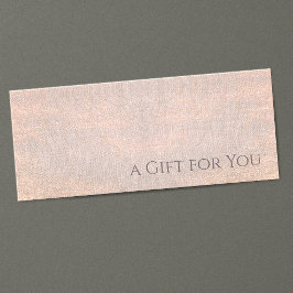 Elegante certificado de regalo de vacaciones