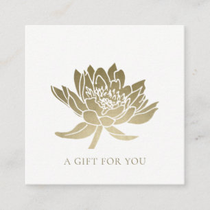 ELEGANTE CERTIFICADO DE REGALO FLORAL DE ORO DE FA