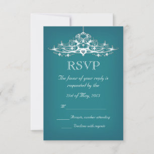 Elegante Chandelier Wedding RSVP